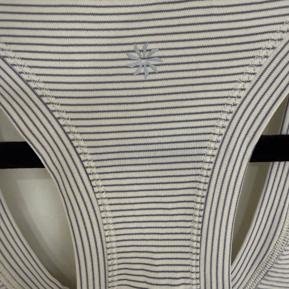 Athleta Striped navy Women's Tank Top Size small #182